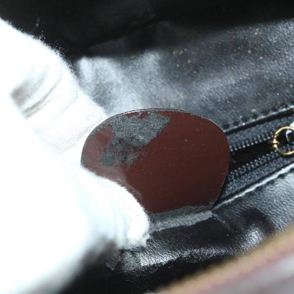 GUCCI Hand Bag Enamel 2way Brown 001 270 0323 Auth 59717 - Picture 12 of 16